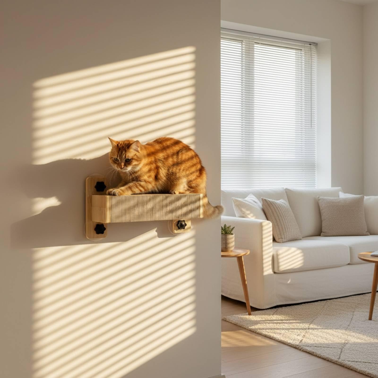 Perchoir pour Chat avec Ventouses, Style to 1