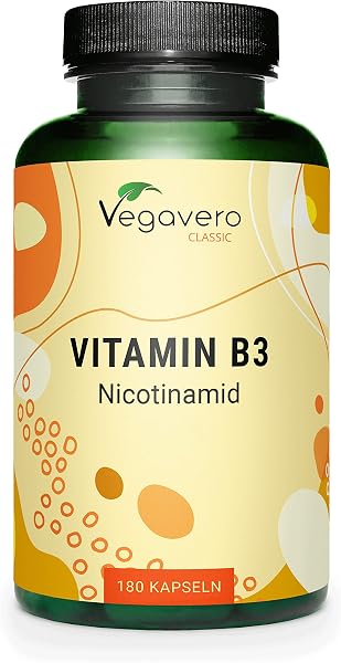Vegavero Vitamina B3 500 mg Sin Aditivos