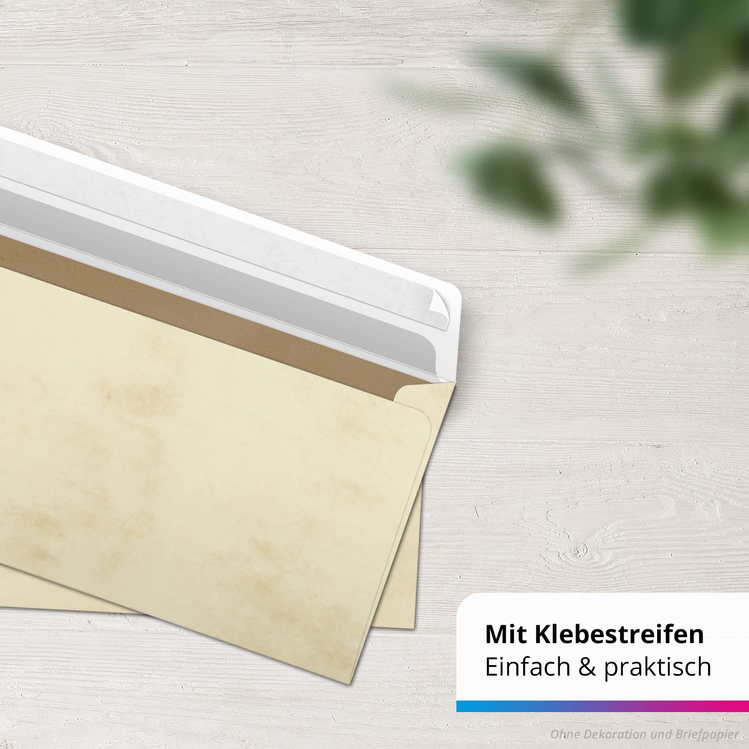 Briefumschläge DIN C6 162 X 114 Mm - Weiß Selbstklebestreifen