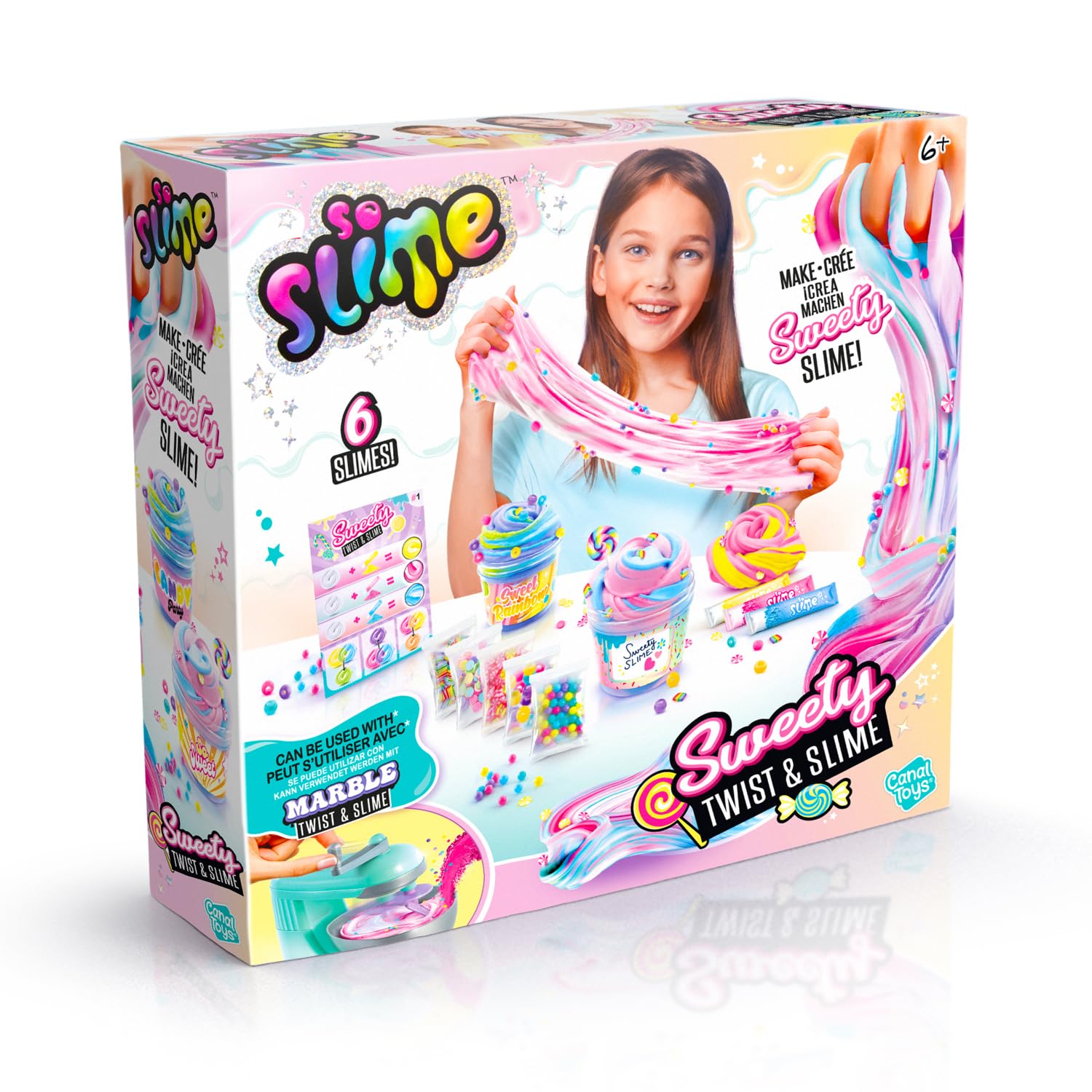 Canal Toys - So Slime DIY - Zestaw Twist & Slime Candy - Kreatywny wypoczynek dla dzieci od 6 lat - SSC 322