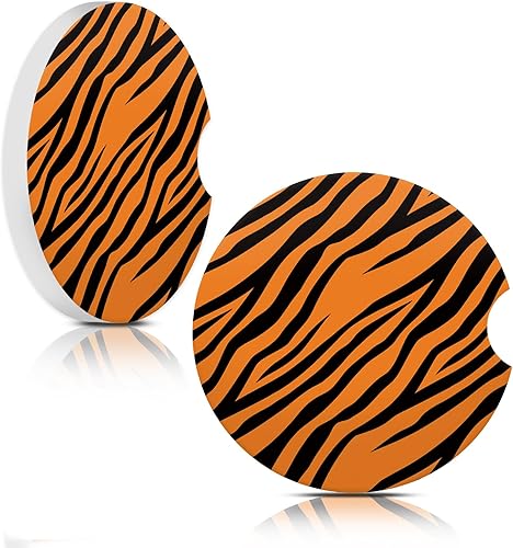 Miniatura 15 de Sun Moon Star - Posavasos absorbentes para automóvil, portavasos con base de corcho con muesca para el dedo para un fácil movimiento del portavasos