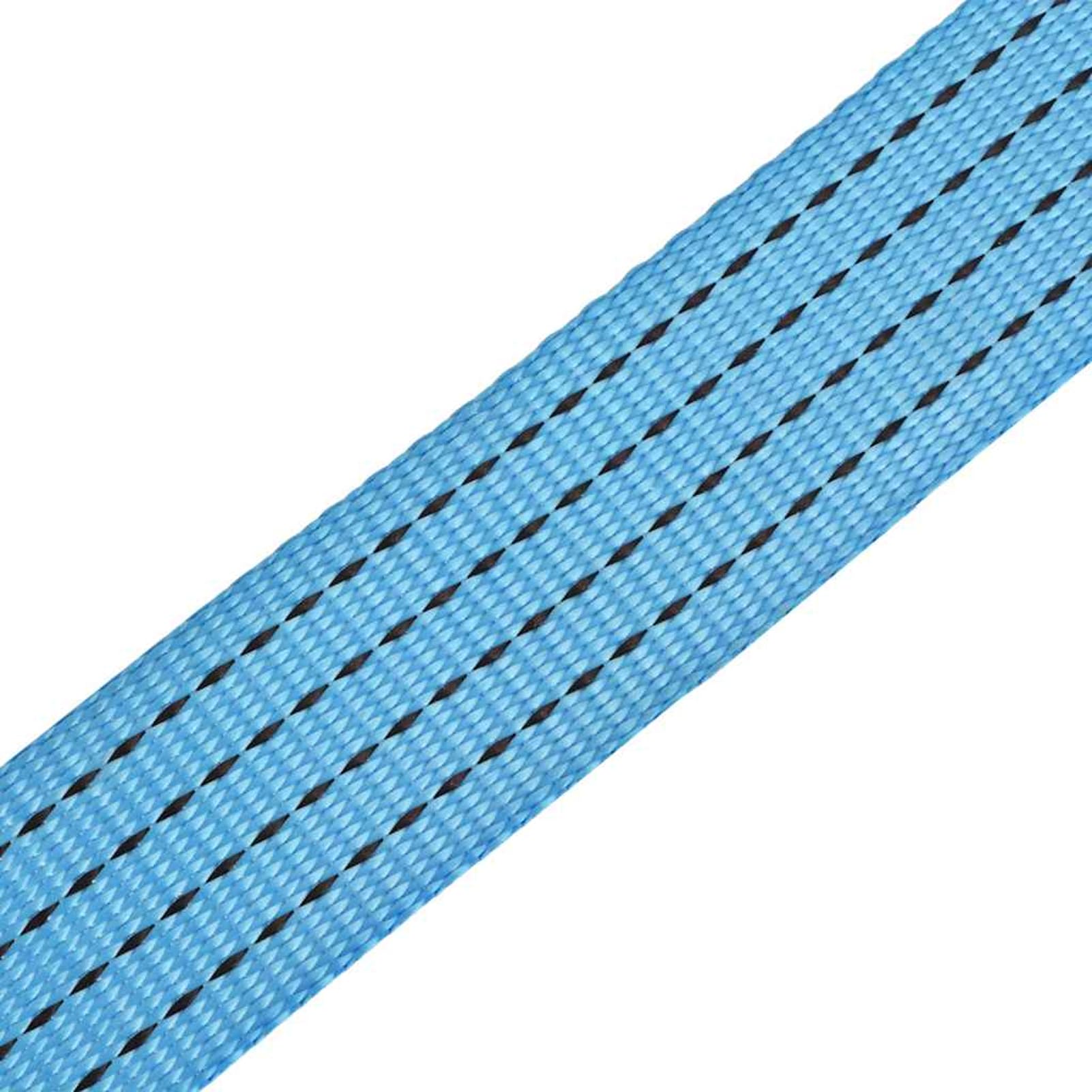 Ratschen-Spanngurte 4 STK. 4 t, 8 m × 50 mm, blau, Polyester, EN-12195-2 | Zurrkraft 4 t je Gurte, hochfestes Polyester, EN-12195-2-zertifiziert, mit Druckratsche