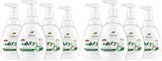 Dove Foaming Hand Wash Aloe & Eucalyptus Protects Skin from Dryness,More Moisturizers than the Leading Ordinary Hand Soap,10.1 oz,(Pack of 8)