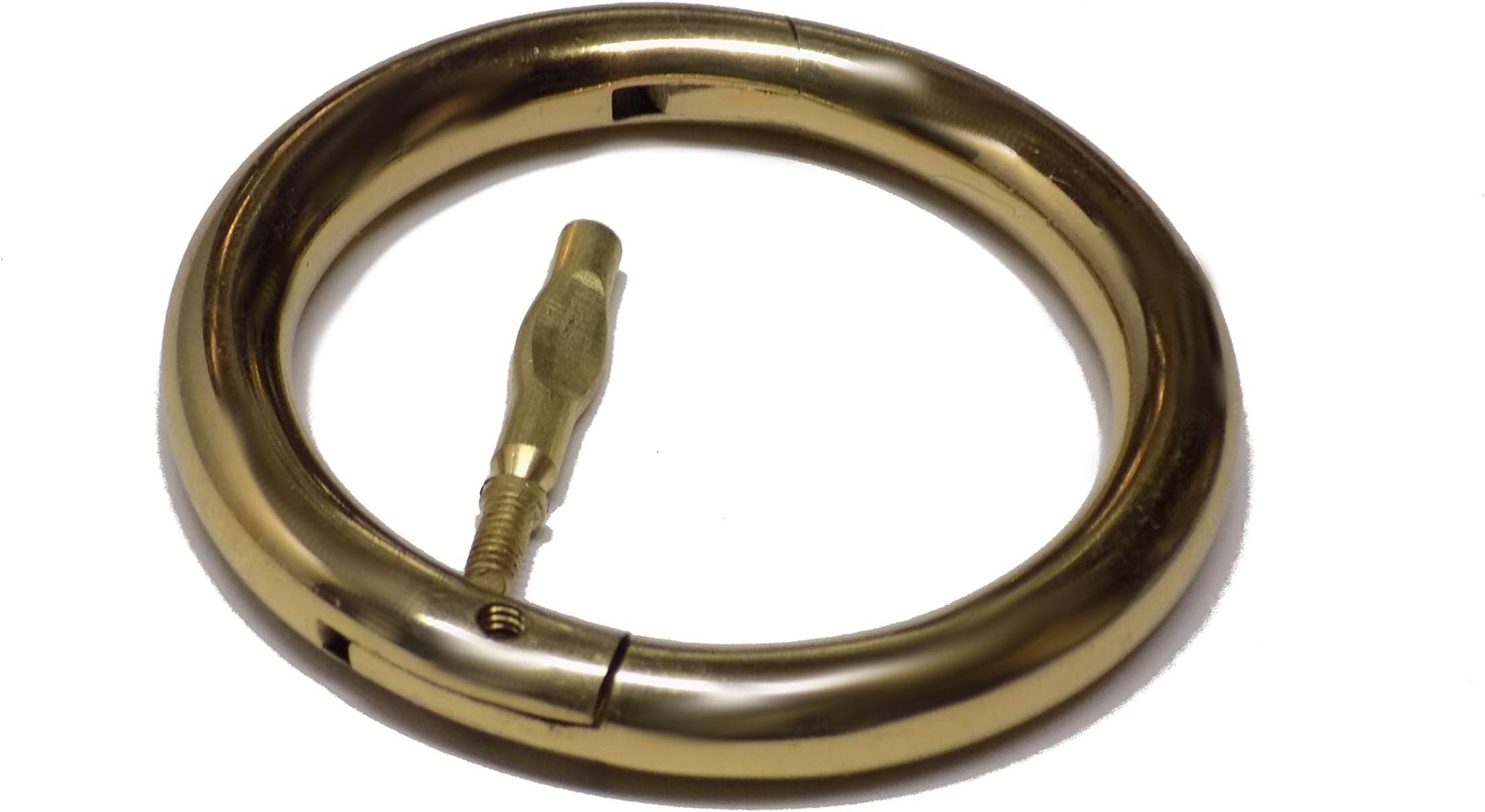 Tasrou Bull Ring 3.00"-1/4 Copper Brass, Polished Brand Veterinary Instrument