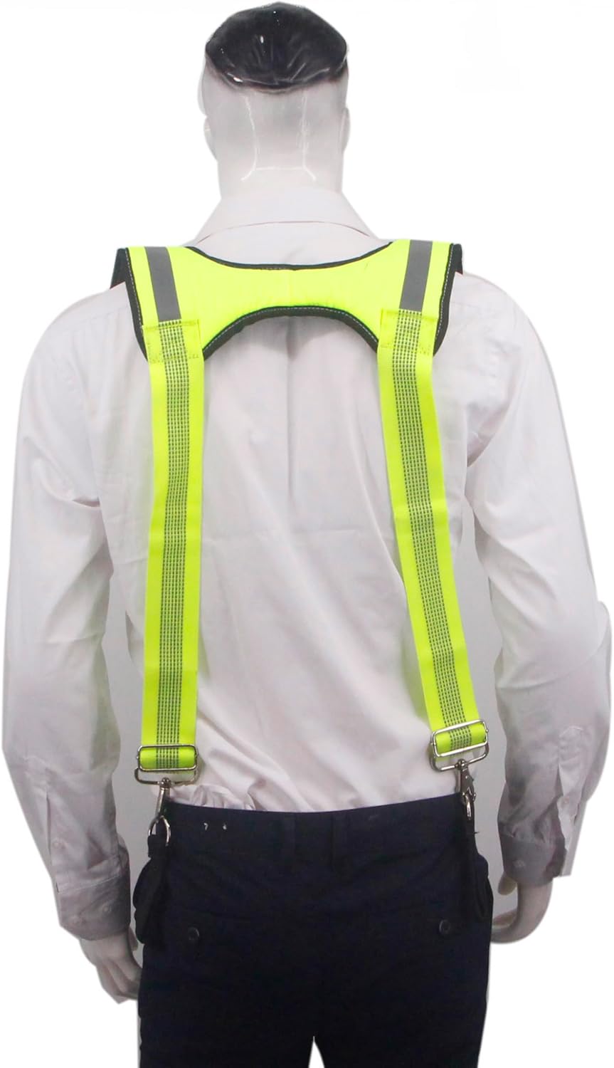 Tool Belt Suspender for Men 4 Point Padded with Attachment Loops, WristBand Pouch Pocket for Construction Worker - Image 4