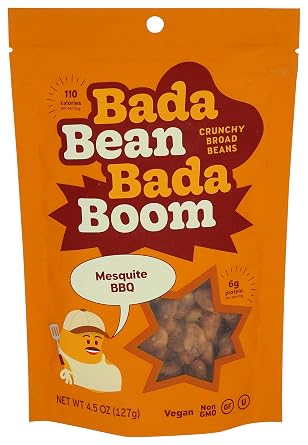 Enlightened Roasted Broad Bean Crisps - Mesquite BBQ 4.5 Ounce 1 Bag