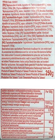 WaNaHong Premium Black Tapioca Pearls Milk Tea Boba 250g [Made in Taiwan]