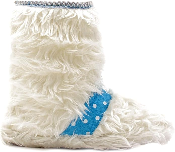 tall fuzzy slipper boots