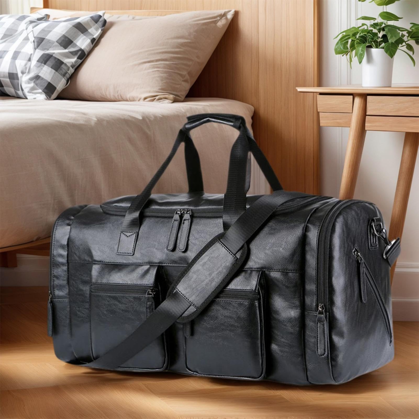 Borse Da Viaggio Duffle Per Uomini Tote Vintage Grande Con Cinturino | Borsa Per La Palestra, Da Viaggio, Per La Notte E Tote Per Papà E Fidanzato, Trasferte, Notte, Weekend, Business,
