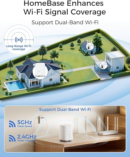 Miniatura 5 de MUBILIFE Cámaras de seguridad 4K inalámbricas para exteriores, sin suscripción, cámaras solares de 8 MP para seguridad del hogar, almacenamiento