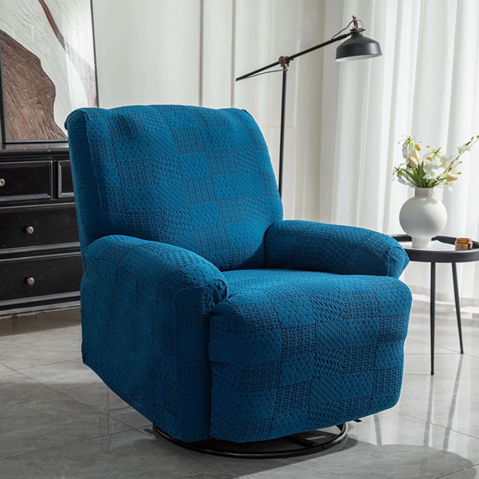 Funda de sofá para mueble silla reclinable FBKPHSS en salón familiar 1