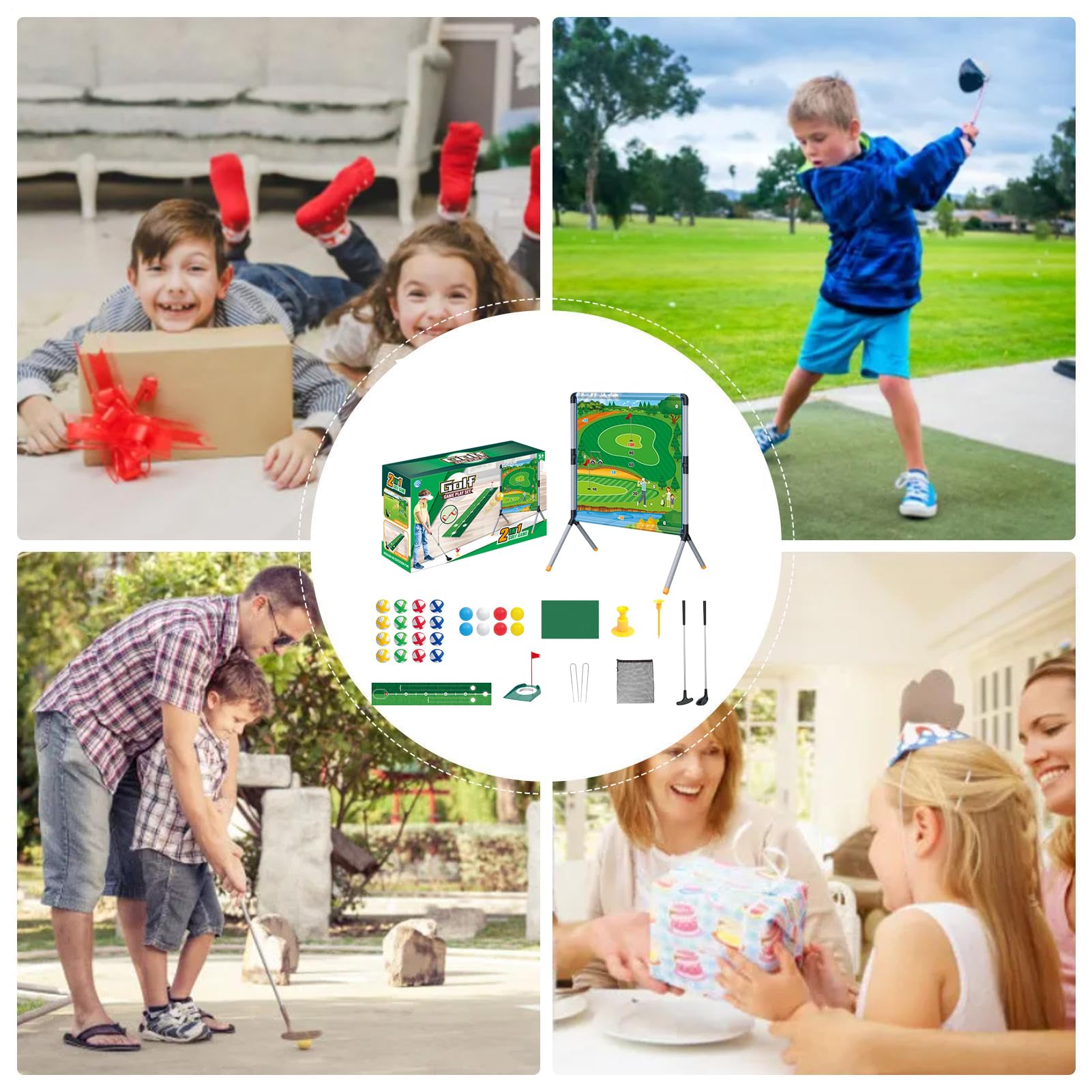 Gra w Chipowanie Golfowe Pomoc Treningowa Akcesoriów Na Polu Golfowym | Golfowe Zestawy Treningowe Do Chippingu Dla Golfistów Rowerzystów Mężczyzn Kobiet Chłopców Dziewcząt Młodzieży