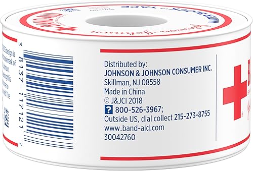 Miniatura 4 de Band-Aid Brand First Aid - Rollo de cinta autoadhesiva 100% impermeable para un cuidado duradero de heridas para asegurar firmemente los vendajes, 1
