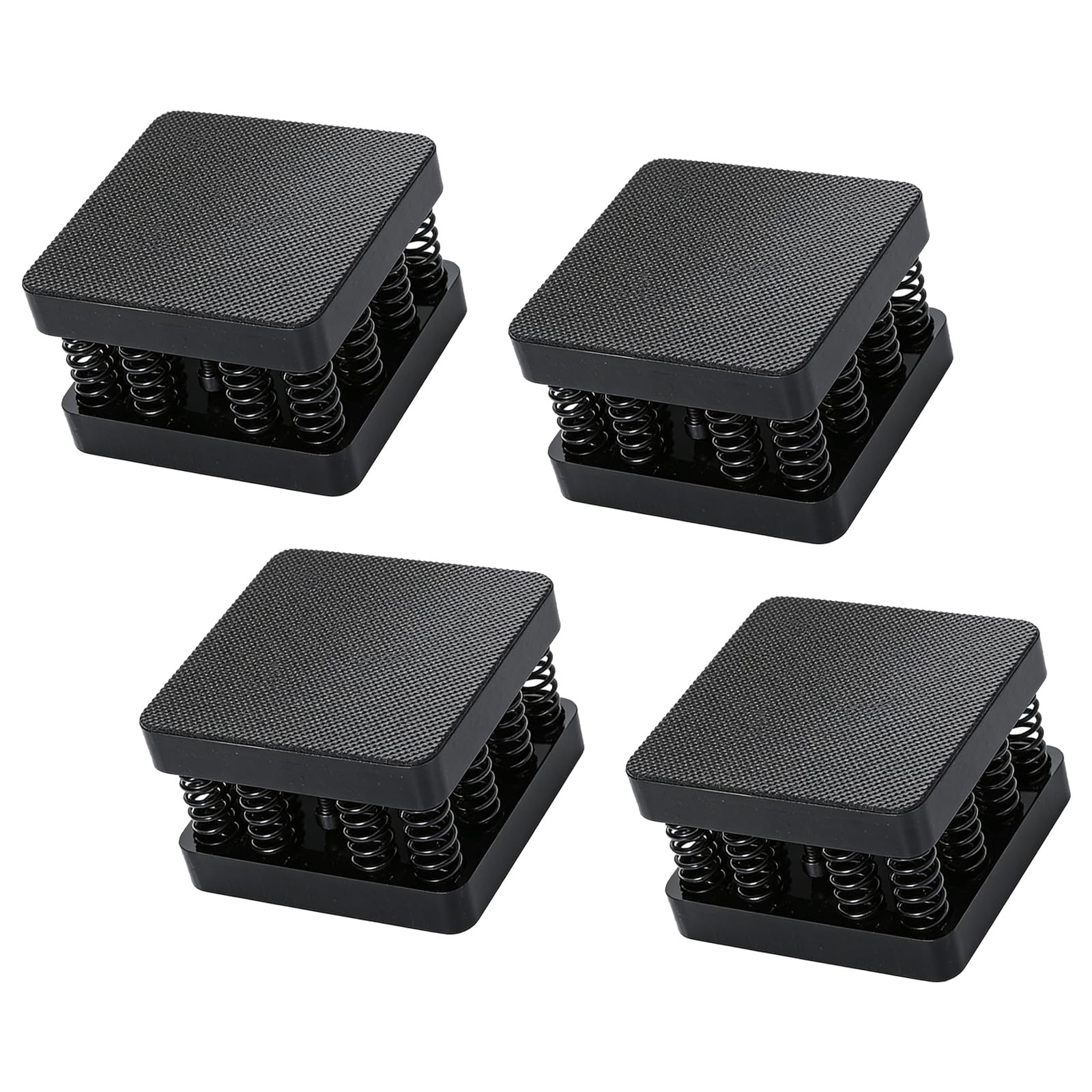 Plataforma profesional a prueba de golpes de 4 piezas para micrófonos, cámaras y trípodes de luz. La forma cuadrada mejora la estabilidad Base cuadrada a prueba de golpes