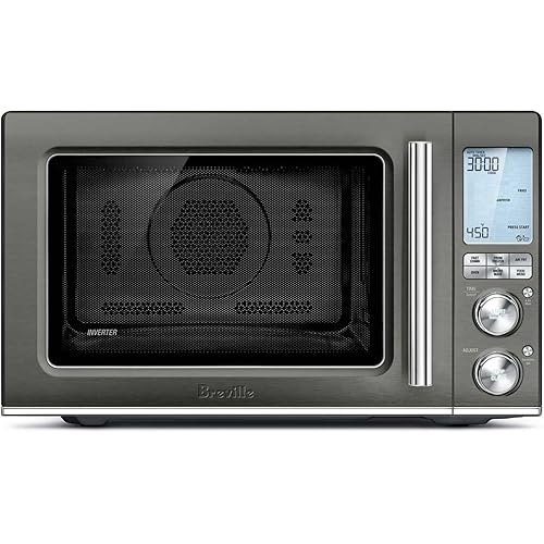 Breville BMO870BST Combi Wave 3-in-1 Microwave, Air Fryer and Convection Oven, Black Stainless Steel