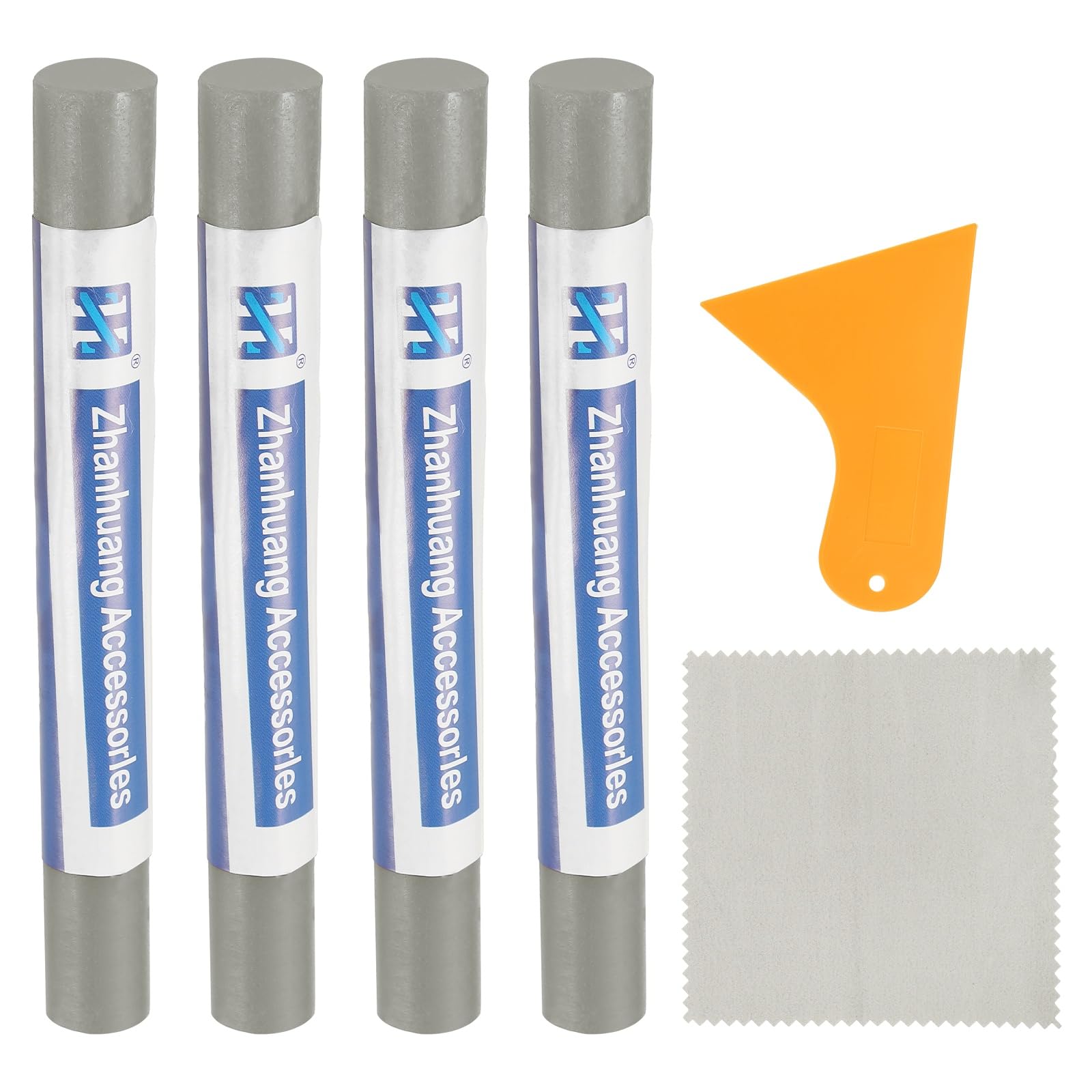 sourcing map 4Pcs Wood Filler Sticks, Wax Touch Up Furniture Repair Crayon