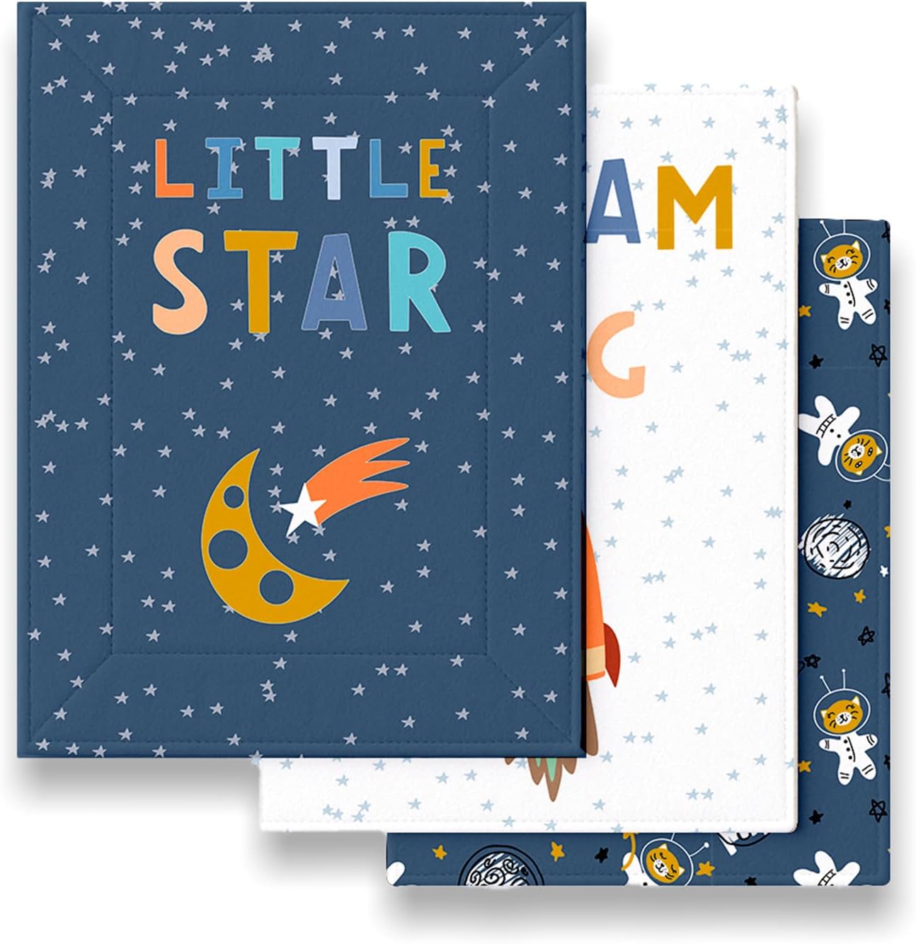 TIDY SLEEP Waterproof Diaper Changing Mat for Newborn Baby | Soft Cotton Top, Foam Cushion & Waterproof TPU Backing | Bed Protector Dry Sheet | Anti-Slip, Machine Washable | 65 x 45 cm