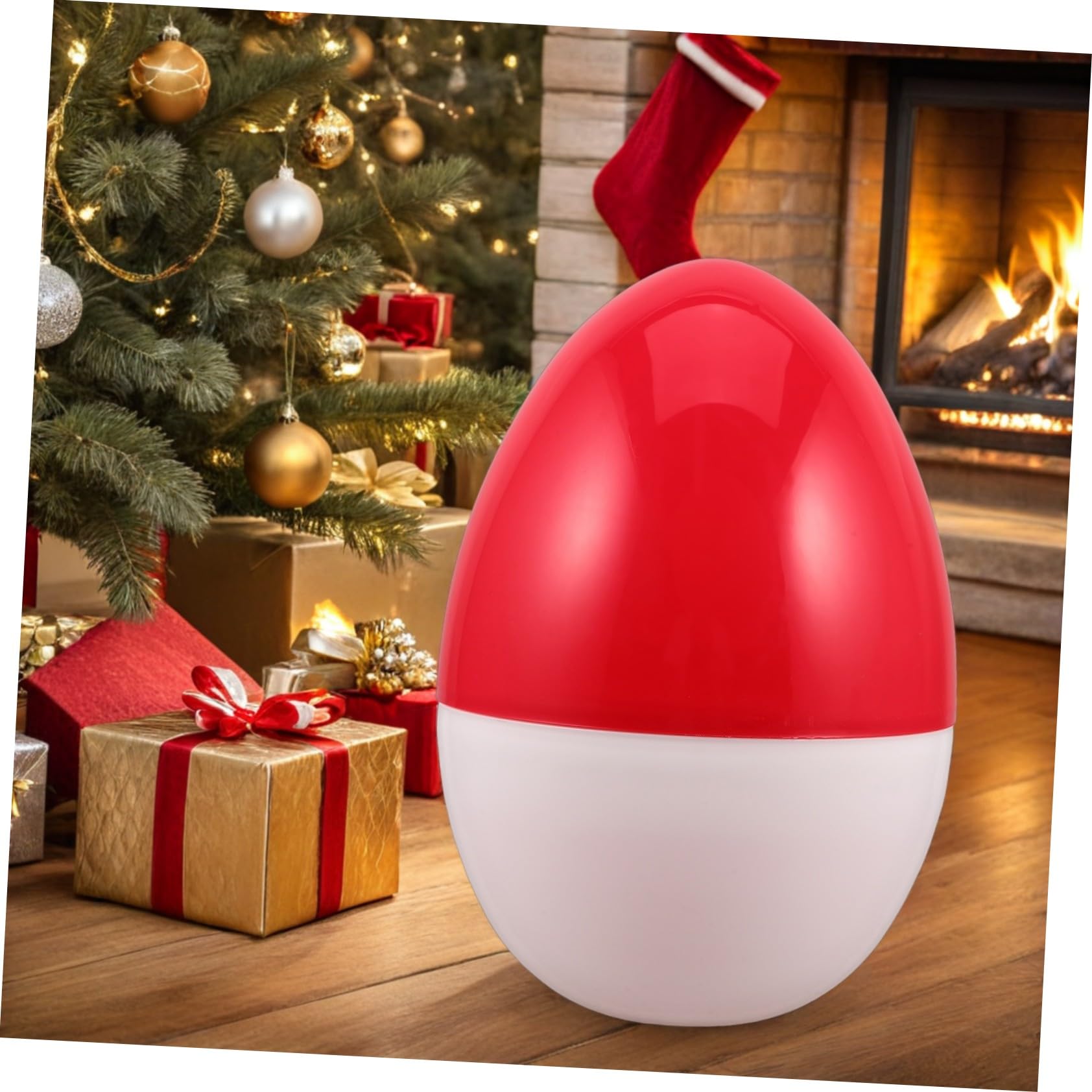 SHINEOFI Uovo di Pasqua in Riempibile Gigante Uovo Vuoto Fai da Te per Cestini e Bomboniere Pasquali Design Aperto Semplice da Riempire