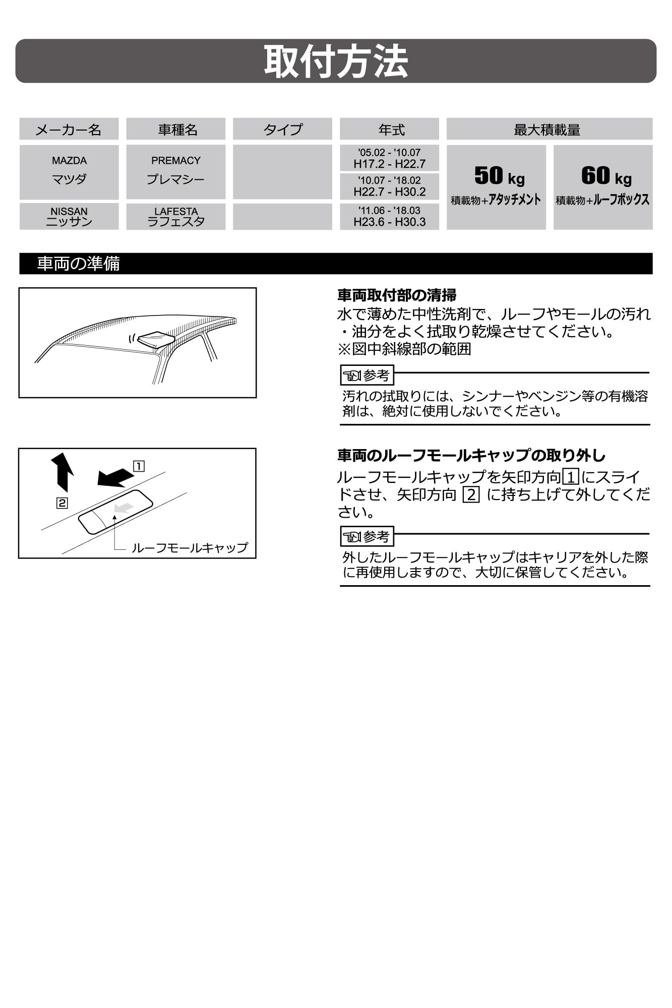 Amazon | カーメイト ルーフキャリア inno ベーシック取付フック TR148