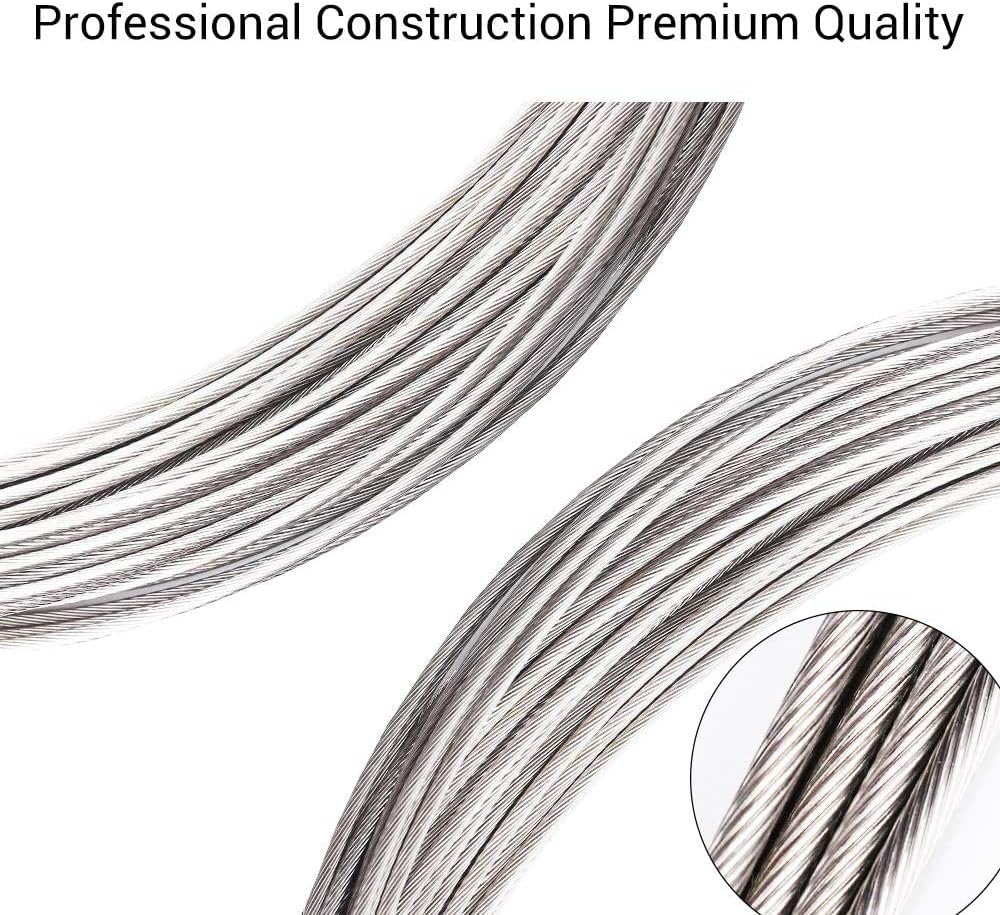 Bolatus 12 Pcs Bicycle Shifter Cable, 2.1m Bike Gear Shifter Cable MTB