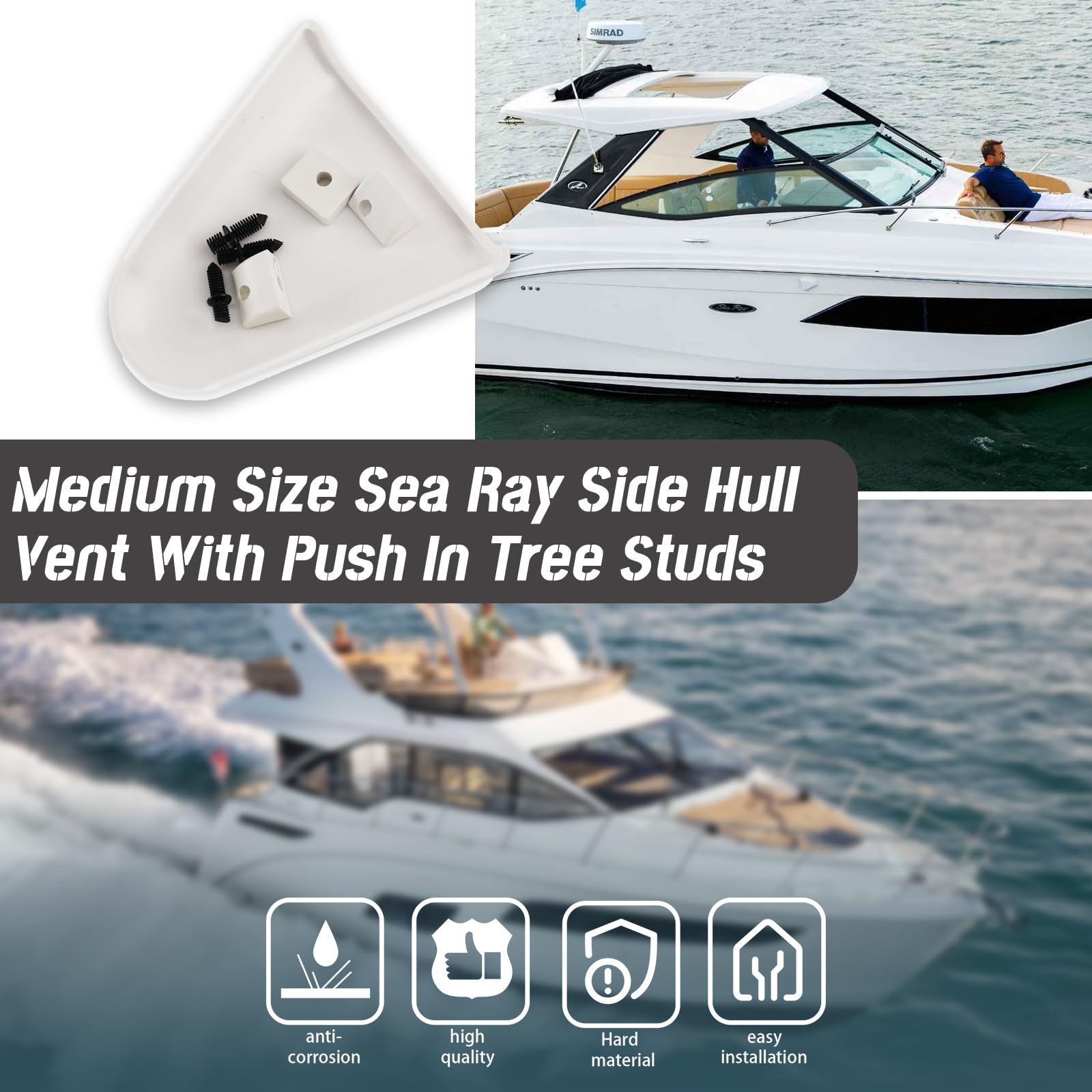 Amazon.com: HQPARRTS 957175 Clam Shell Vent(7-3/8 x 6-5/8