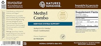Nature's Sunshine Methyl Combo 60 Capsules