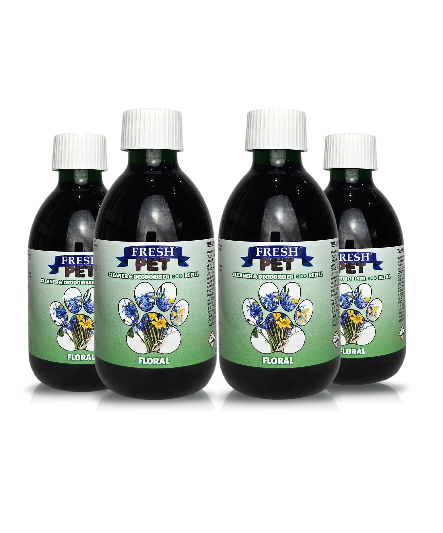 Trade Chemicals FRESH PET DISINFECTANT CLEANER PACK - ECO REFILL TO MAKE 4 X 5L (FLORAL)
