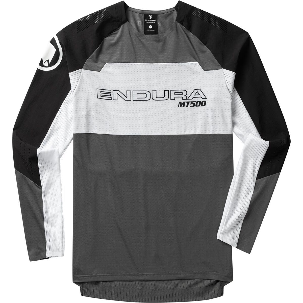 Endura Mens MT500 Mountain Cycling Jersey Burner Lite Long Sleeve Black, Small