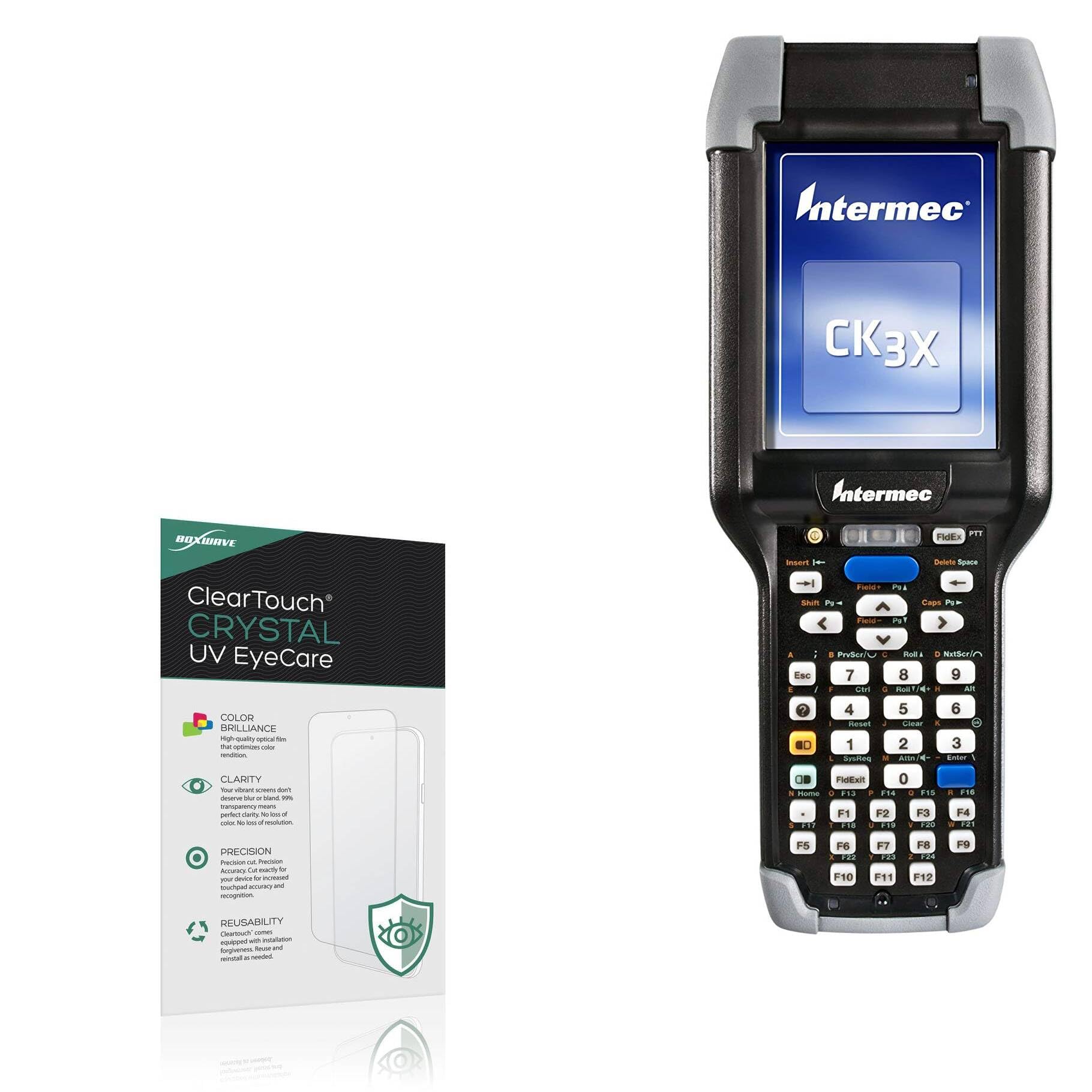 BoxWave Screen Protector Compatible With Intermec CK3X - ClearTouch Crystal Anti-UV EyeCare (2-Pack), Filters out Harmful Blue Light Reduce Fatigue