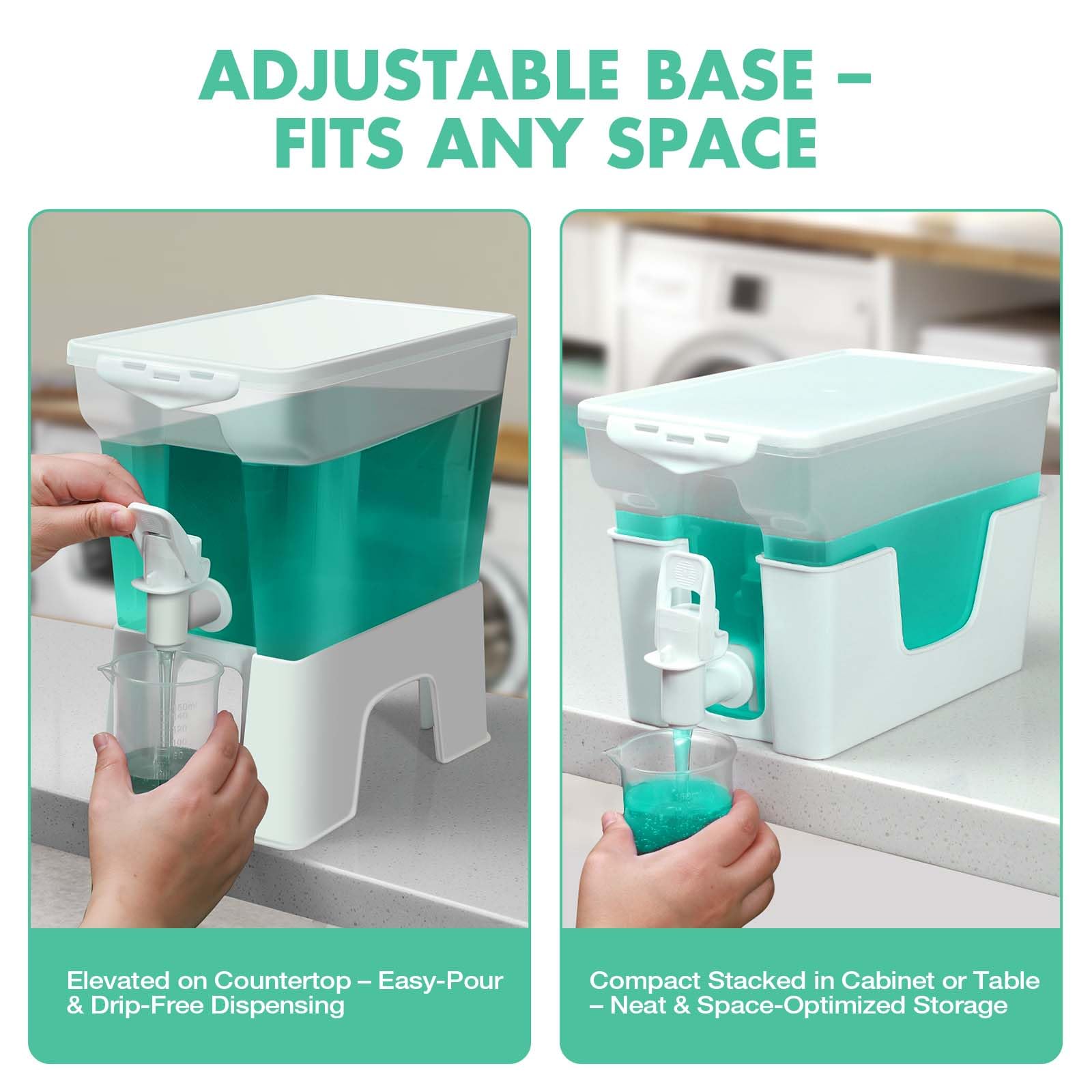 Snapklik.com : Conworld Laundry Detergent Dispenser, 1 Gallon Liquid ...