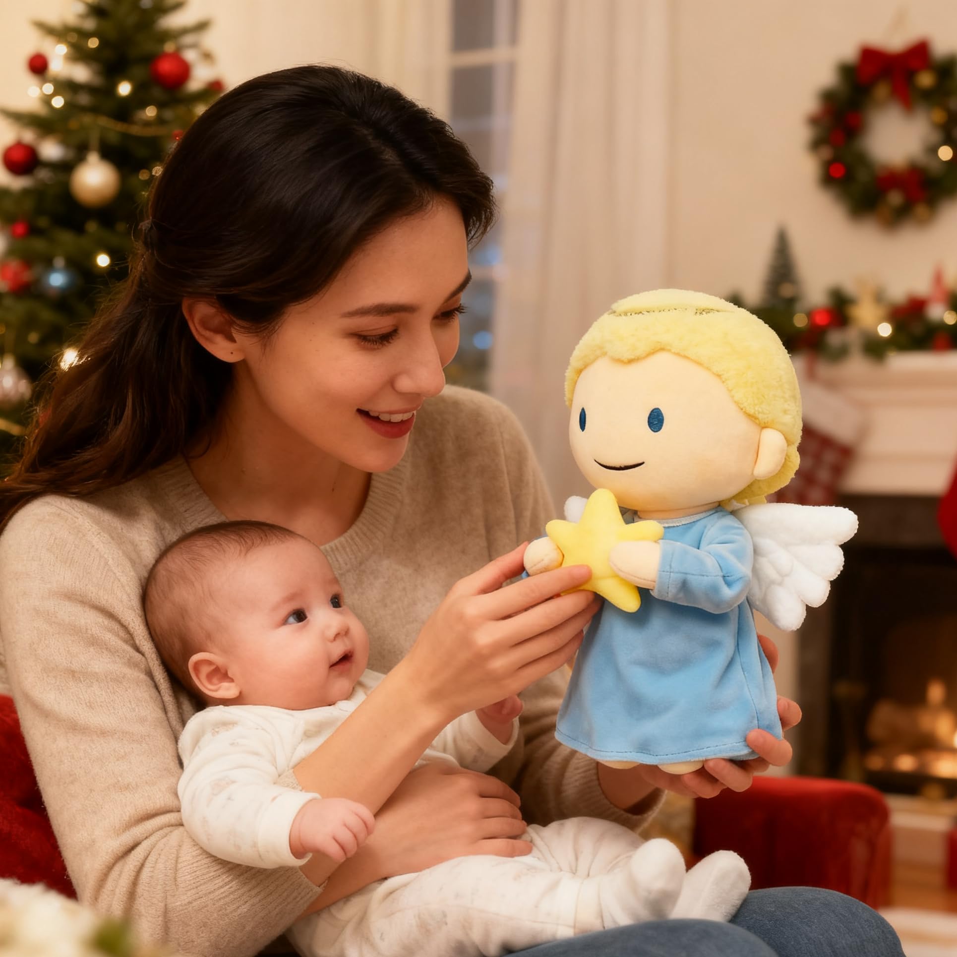 Plüsch-Jesus-Puppe – Kuscheliger Religiöser Begleiter, 28 Cm, Aus Weichem Plüsch, Als Sammlerstück, Geschenk Für Familie & Freunde