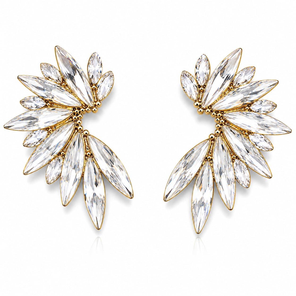 Boucles d'oreilles pour fête élégante légères qui ne font pas mal aux oreilles - 7