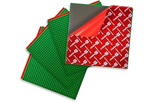 MakerBase Peel-and-Stick Toy Building Blocks Baseplates