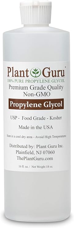 Vegetable Glycerin/Glycerine & Propylene Glycol 16 oz Value Pack Food Grade USP Kosher 100% Pure