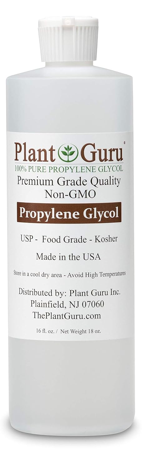 Propylene Glycol 16 oz Food Grade USP Kosher 100% Pure Highest Quality and Purity