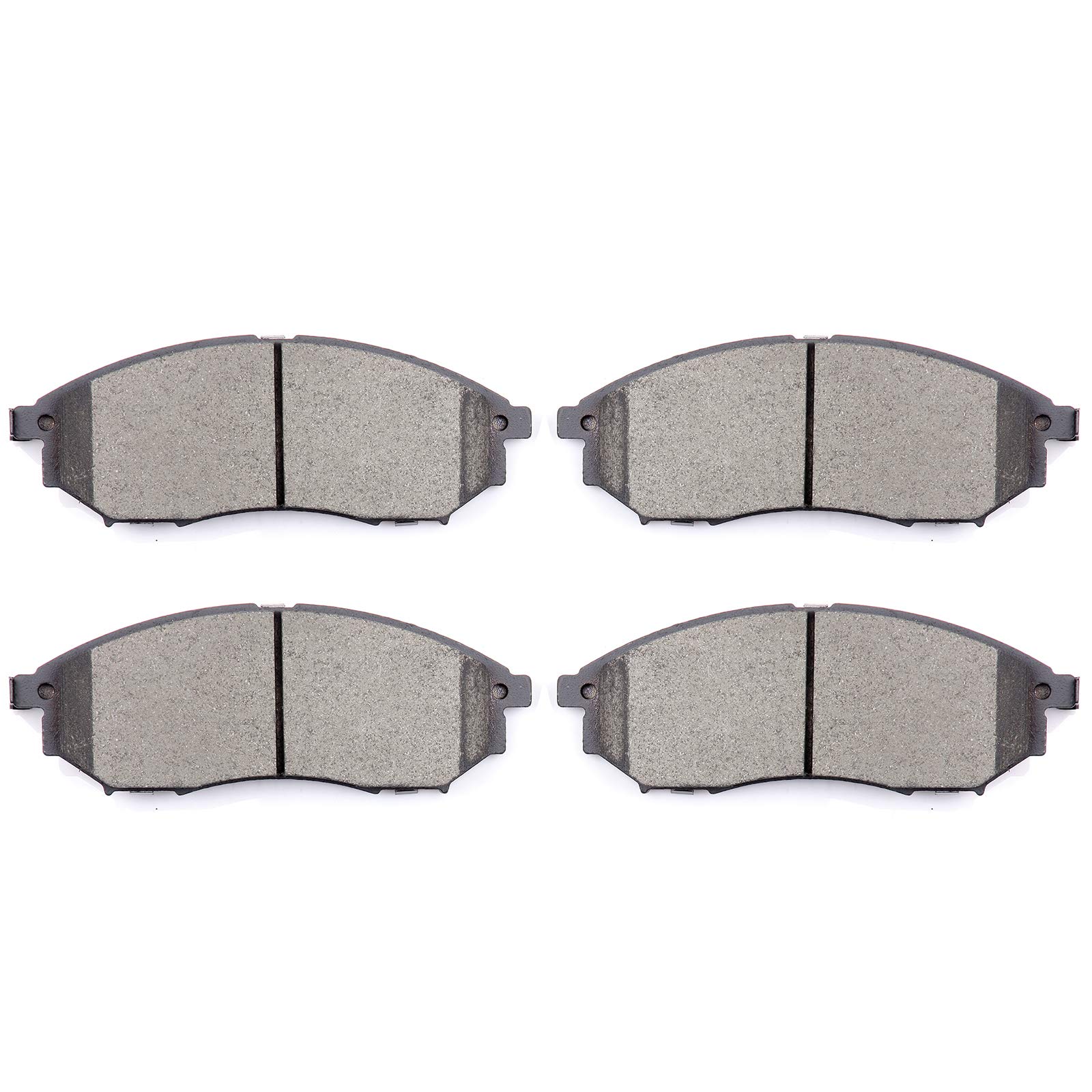 cciyu D888 Ceramic Front Brake Pad Set Fit For Infiniti EX35,EX37,FX37,FX45,G25,G35,G37,For Infiniti M35,M35h,M37,M45,Q45,QX50,QX70,For Nissan 350Z,370Z,Murano,Pathfinder
