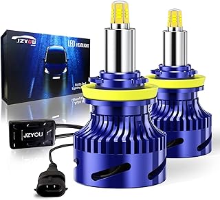 H11/H8/H9 LED Headlight Bulbs, 360 Degree Super Bright LED Headlight Conversion Kit, High Beam Low Beam 20000 Lumens 6500K Cool White LED Bulb, IP68 Waterproof, Pack of 2