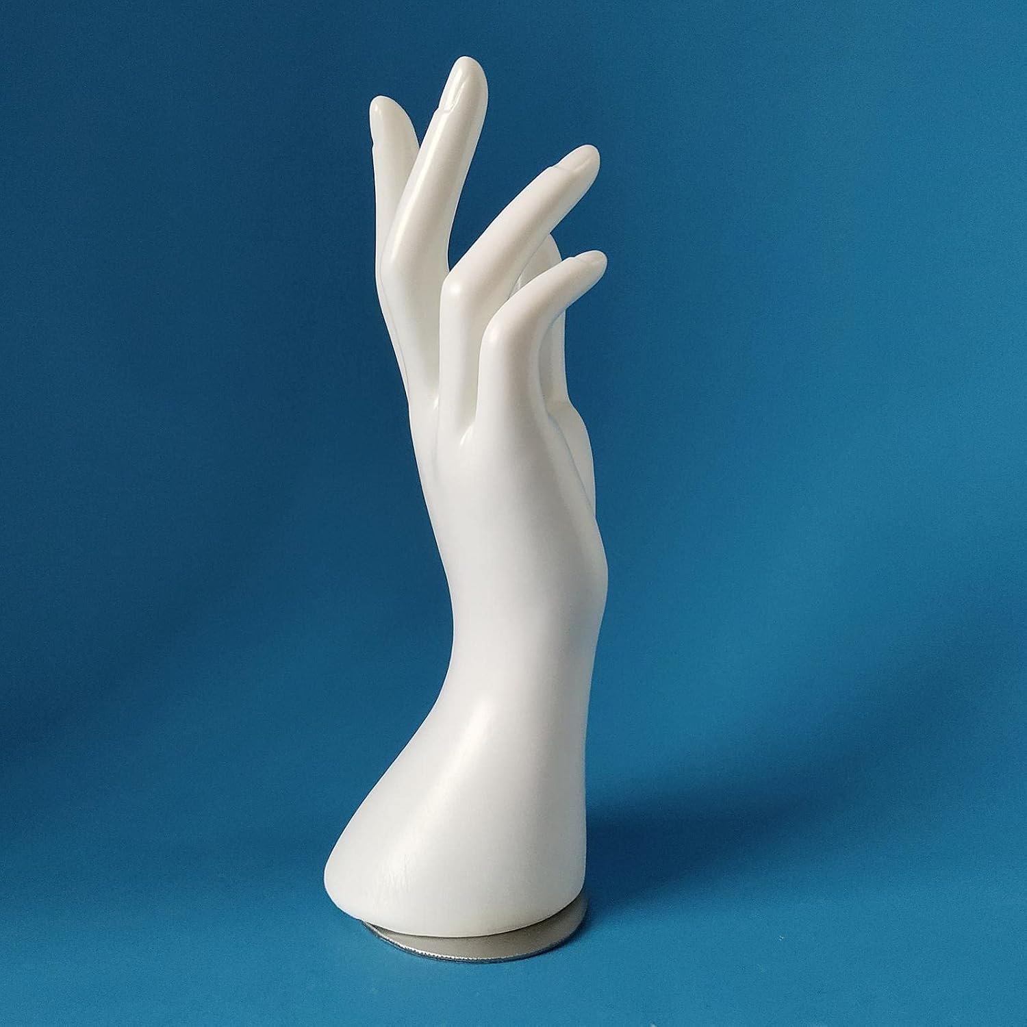 Elegant Female Mannequin Hand Jewelry Display Stand Holder with Base for Bracelet Watch Necklace - Premium Resin Material - Perfect for Retail Shops and image 4