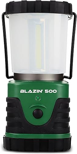 Miniatura 9 de Linterna LED más brillante para campamento y huracán, funciona con pilas.