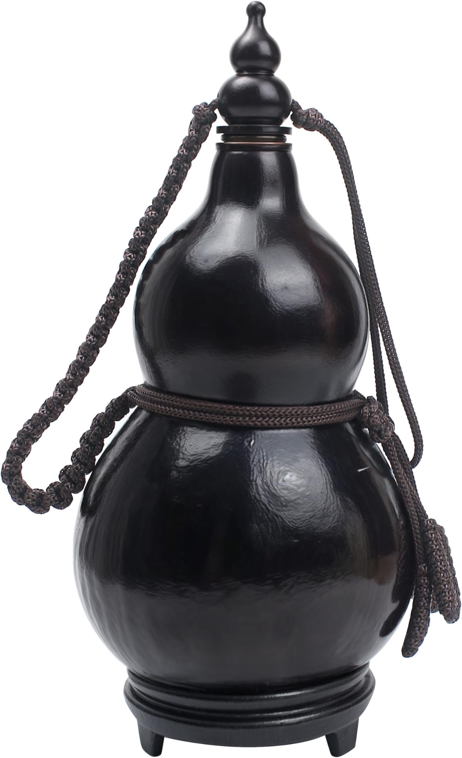 Medieval Water Bottle Gourd Drinking Beverage Container, 30oz Natural Big Portable Flasks with Tassel Rope Japanese Style Durable for Pure Liquors Wine Hip Daily Use Outdoor Housewarming Wedding Gift