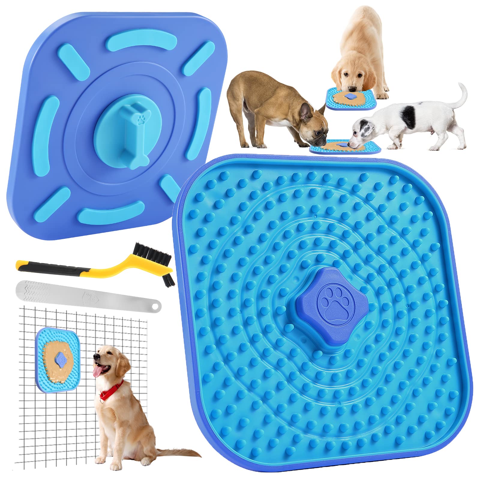 Coniengk Dog Lick Mat Chew Proof Lick Mat for Dogs