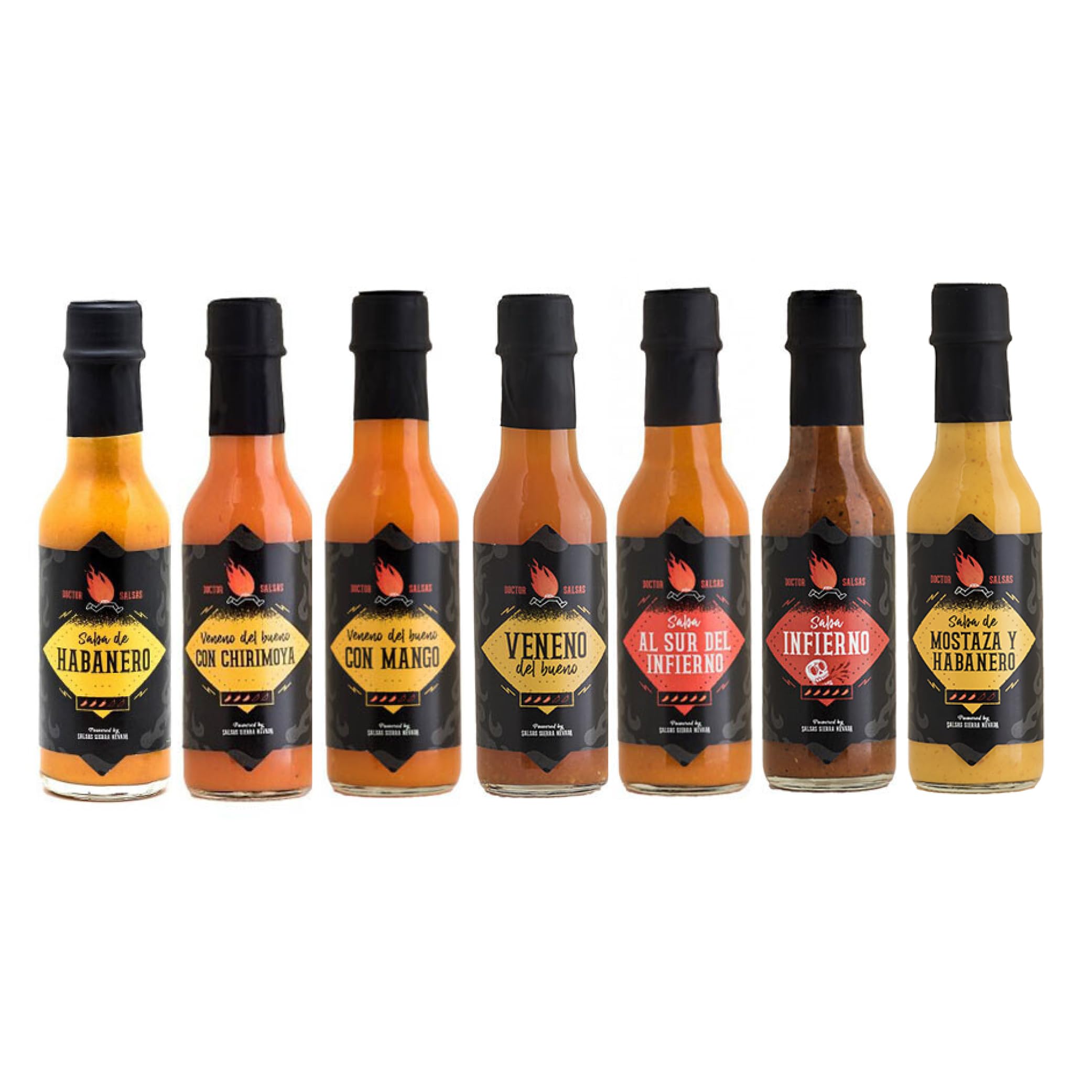 Salsas Picantes Pack - 7 Salsas Picantes - Selección El Paladar