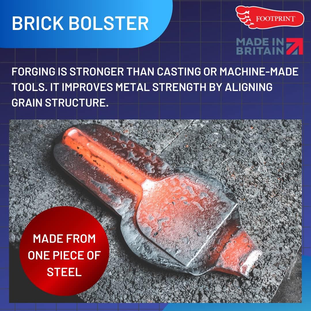 Footprint Brick Bolster, Electricians Bolsters & Flooring Chisel