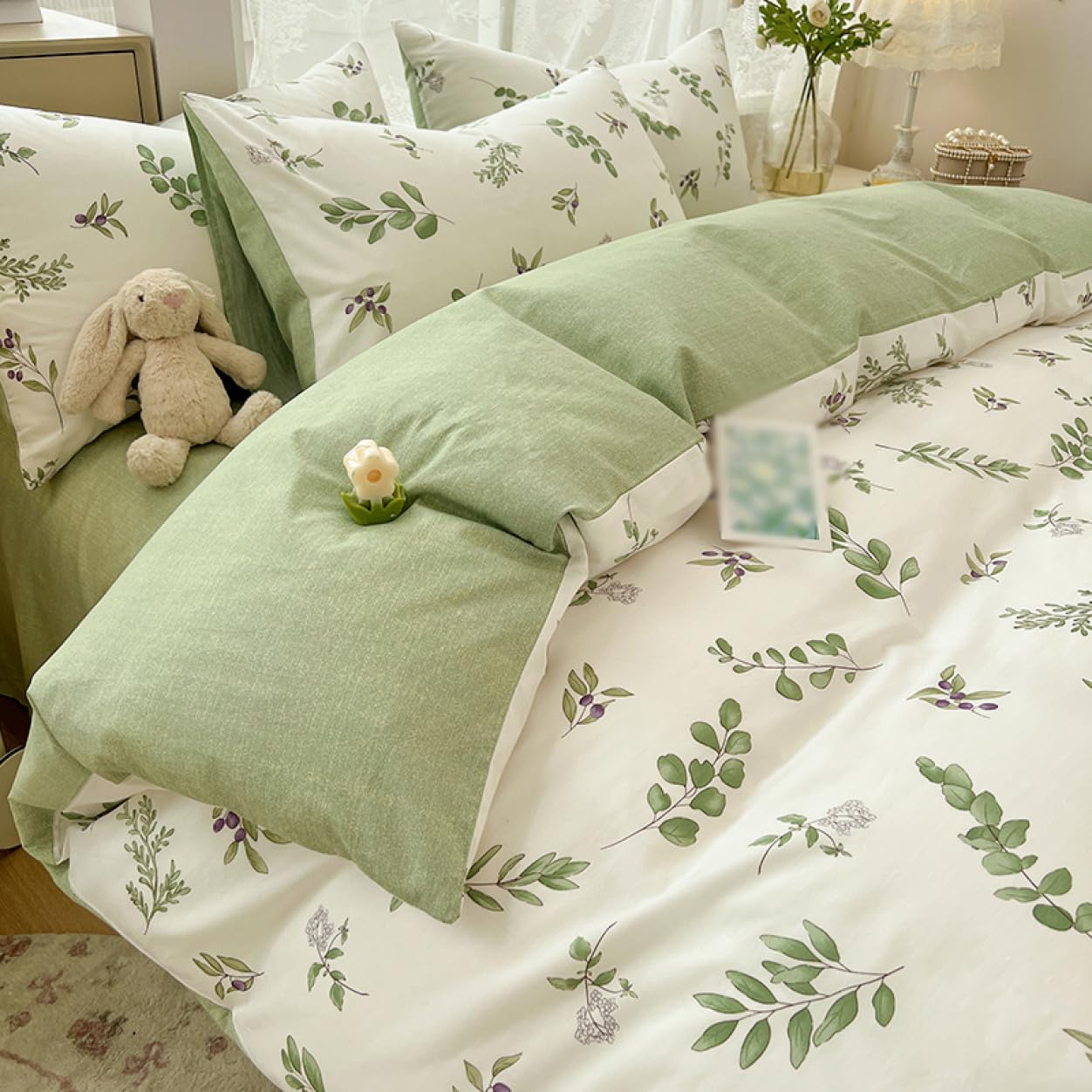 Amazon｜MMLYY 掛け布団カバー セミダブル ナチュラル D220*240cm