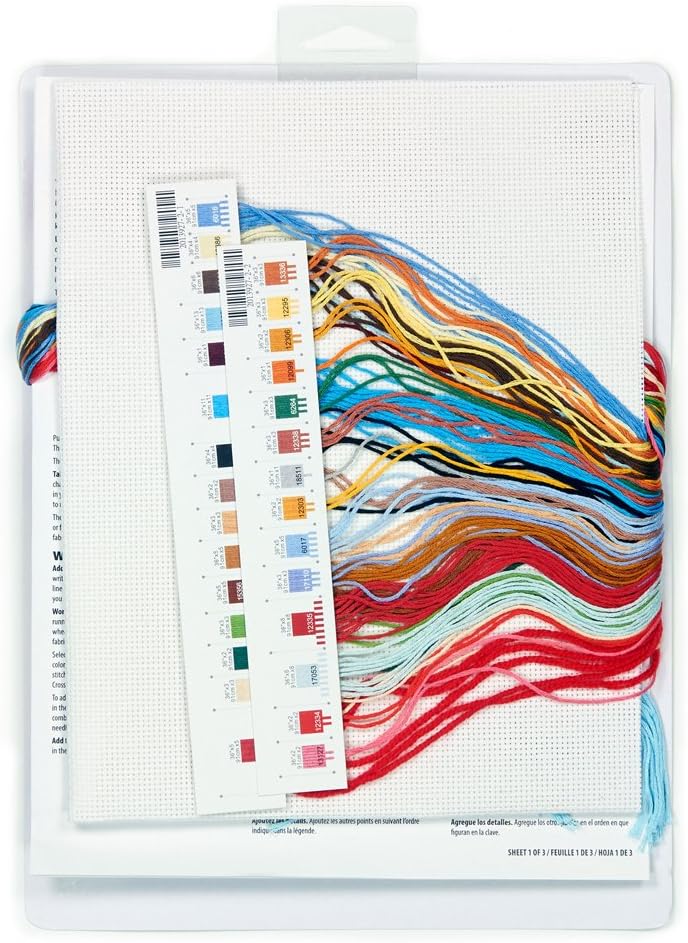 Set 50 Madejas De Punto De Cruz GINA El Hilo De Madeja Para Bordado En Hilo