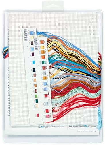 Miniatura 5 de Dimensions - Juego de bordado en punto de cruz diseño de bota navideña personalizada con osos de nieve