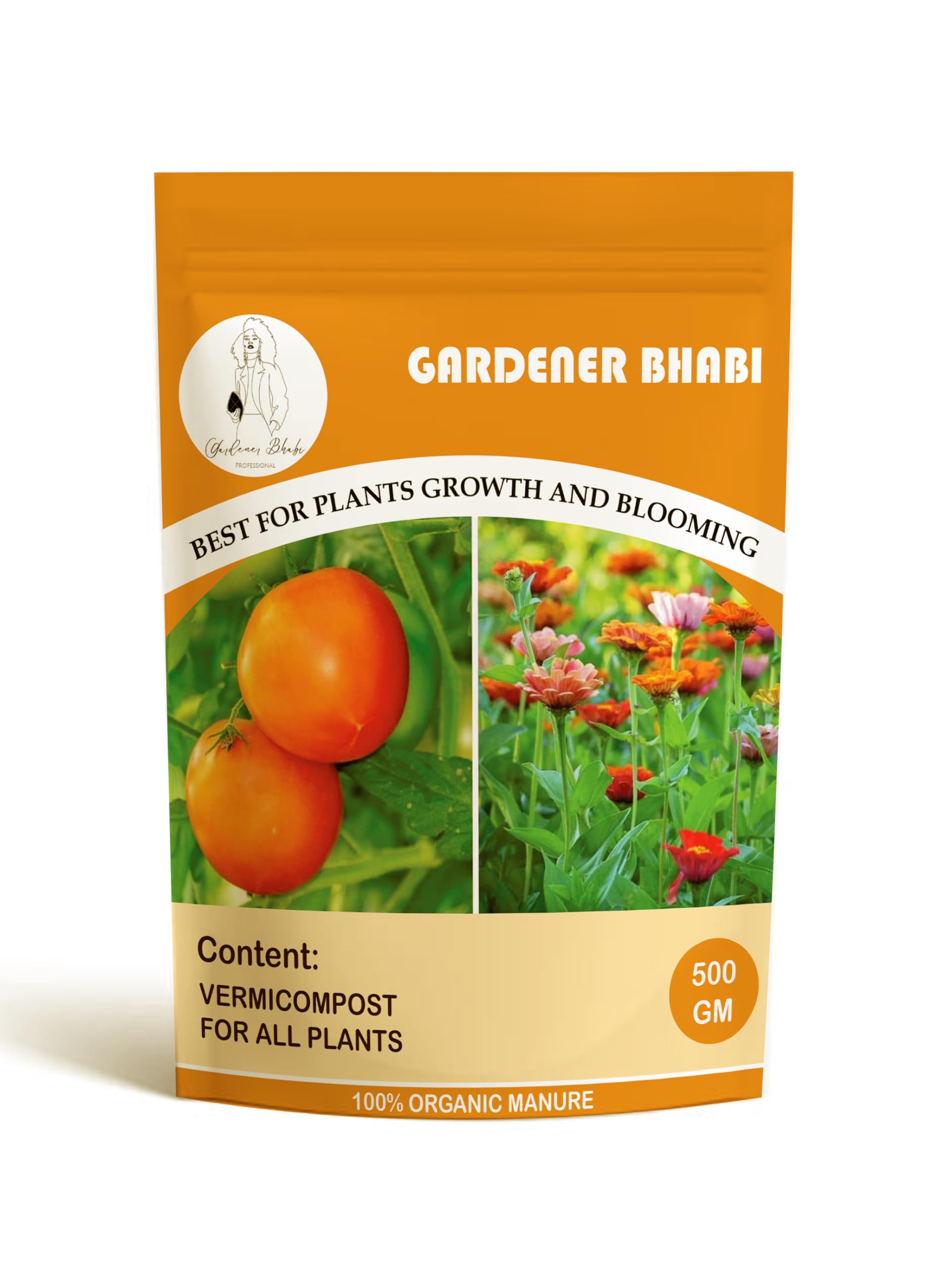 Gardener Bhabi Organic Vermicompost For Plants 500gm-picture-20