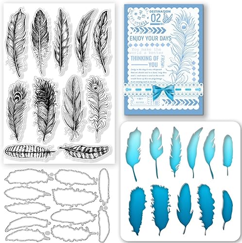 Miniatura 1 de GLOBLELAND Juego de sellos y troqueles transparentes para libros mágicos y troqueles para hacer tarjetas, plantillas para gatos y mascotas, para