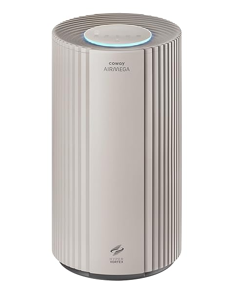 COWAY Air Purifiers for Large Room Whole Home Up to 2,640ft², True HEPA Filter for Smoke, Allergies, Pet Dander, Odor, PM 10 AQI, Turbo Eco Mode, Timer, Energy Star, 3yr Warranty, Airmega 350 Beige