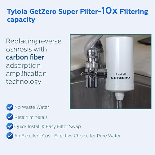 Miniatura 3 de Filtro de agua para fregadero de cocina, purificador de agua certificado NSF de acero inoxidable, reduce el 99% de cloro, plomo, toxinas, impurezas